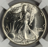 1943 Walking Liberty Half, MS65 NGC