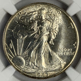 1943-D Walking Liberty Half, MS65 NGC