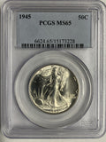 1945 Walking Liberty Half, MS65 PCGS