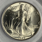 1945 Walking Liberty Half, MS65 PCGS