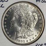 1883-CC Morgan Silver Dollar, MS63