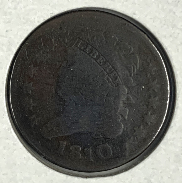 1810 Half Cent, GD