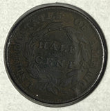 1826 Half Cent, VF