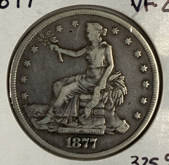 1877 Trade Dollar, VF