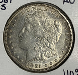 1887-S Morgan Silver Dollar, AU