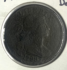 1798/7 Large Cent, Fine Details