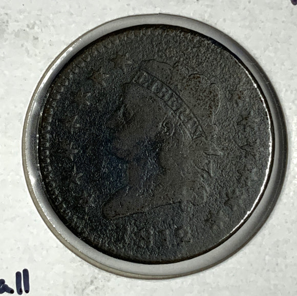 1812 Large Cent, VG