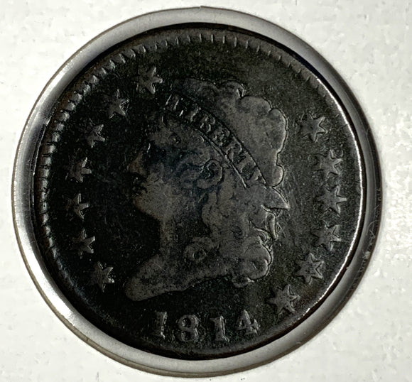 1814 Large Cent, Fine