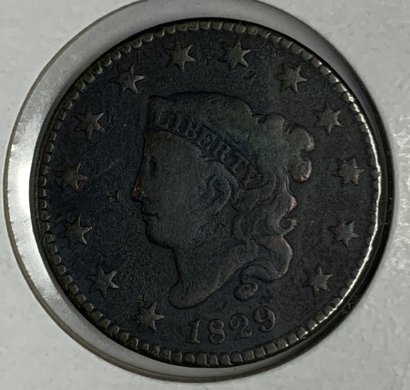 1828 Large Cent, VG