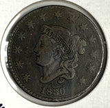 1830 Large Cent, VF