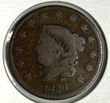 1826 Large Cent, VG