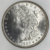 1886 Morgan Silver Dollar, MS64 PCI