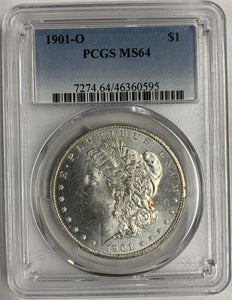 1901-O Morgan Silver Dollar, MS64  PCGS