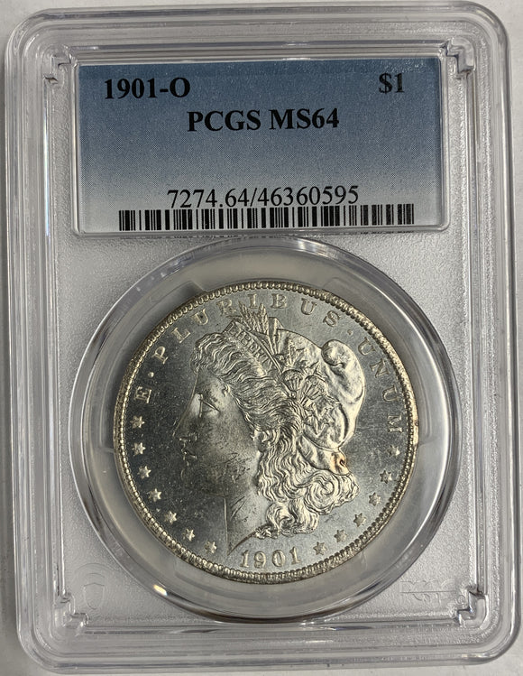 1901-O Morgan Silver Dollar, MS64  PCGS