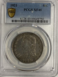 1821 Capped Bust Half, XF40 PCGS