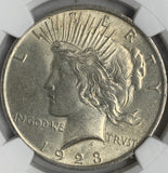 1923 Peace Dollar, MS61 NGC