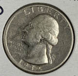 1932-D Washington Quarter, XF