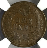 1875 Indian Head Cent, AU53 NGC