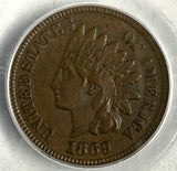 1869 Indian Head Cent, AU50 PCGS