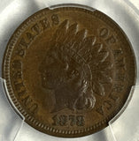 1878 Indian Head Cent, AU50 PCGS