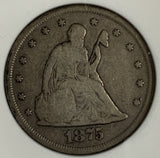 1875-CC 20ct VG8 ANACS