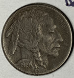 1919-S Buffalo Nickel, XF Details