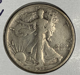 1917-S REV. Walking Liberty Half Dollar, Fine.