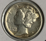 1931-D Mercury Head Dime, XF.