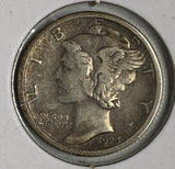 1923-S Mercury Head Dime, XF