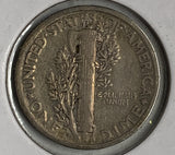 1925-D Mercury Head Dime, VF+