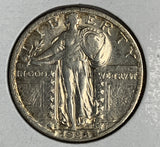 1928-S Standing Liberty Quarter, AU+