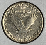 1928-S Standing Liberty Quarter, AU+