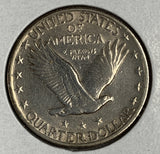 1929 Standing Liberty Quarter, AU,