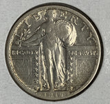 1917-S T-2 Standing Liberty Quarter, XF