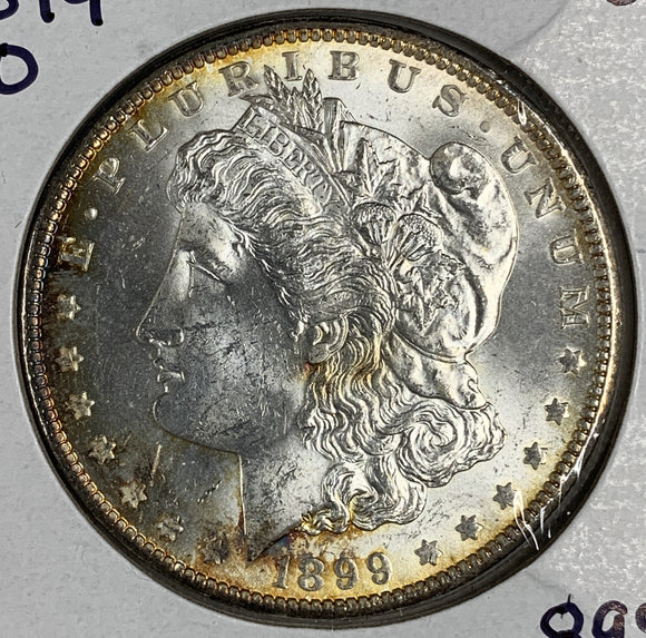 1899-O Morgan Silver Dollar, MS60+