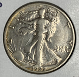 1929-S Walking Liberty Half Dollar, VF