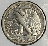 1929-S Walking Liberty Half Dollar, VF