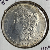 1878-S Morgan Silver Dollar, Unc-ish,