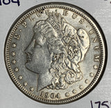 1904 Morgan Silver Dollar, MS60+