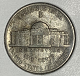 1943/2-P Jefferson Nickel, MS60+