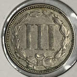 1870 CN 3ct Piece, AU