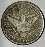 1909 Barber Half Dollar, Fine,