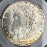 1890-O Morgan Silver Dollar, MS61 CAC. Great Eye Appeal. 