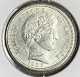 1905-S Barber Dime, MS60+