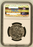 1920-D Walking Liberty Half Dollar, AU55 NGC (15892)