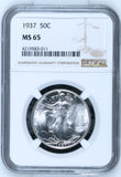 1937 Walking Liberty Half Dollar, MS65 NGC, (15980)