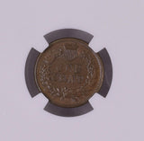1877 Indian Head Cent, MS62BN NGC. (16974) Key Date