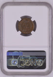 1877 Indian Head Cent, MS62BN NGC. (16974) Key Date