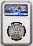 1893-S Barber Half Dollar, MS62 NGC, (16551) Key Date