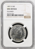 1897-O Barber Half Dollar, UNC Details, NGC (15239).